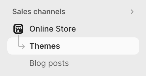 Themes in your Shopify Store